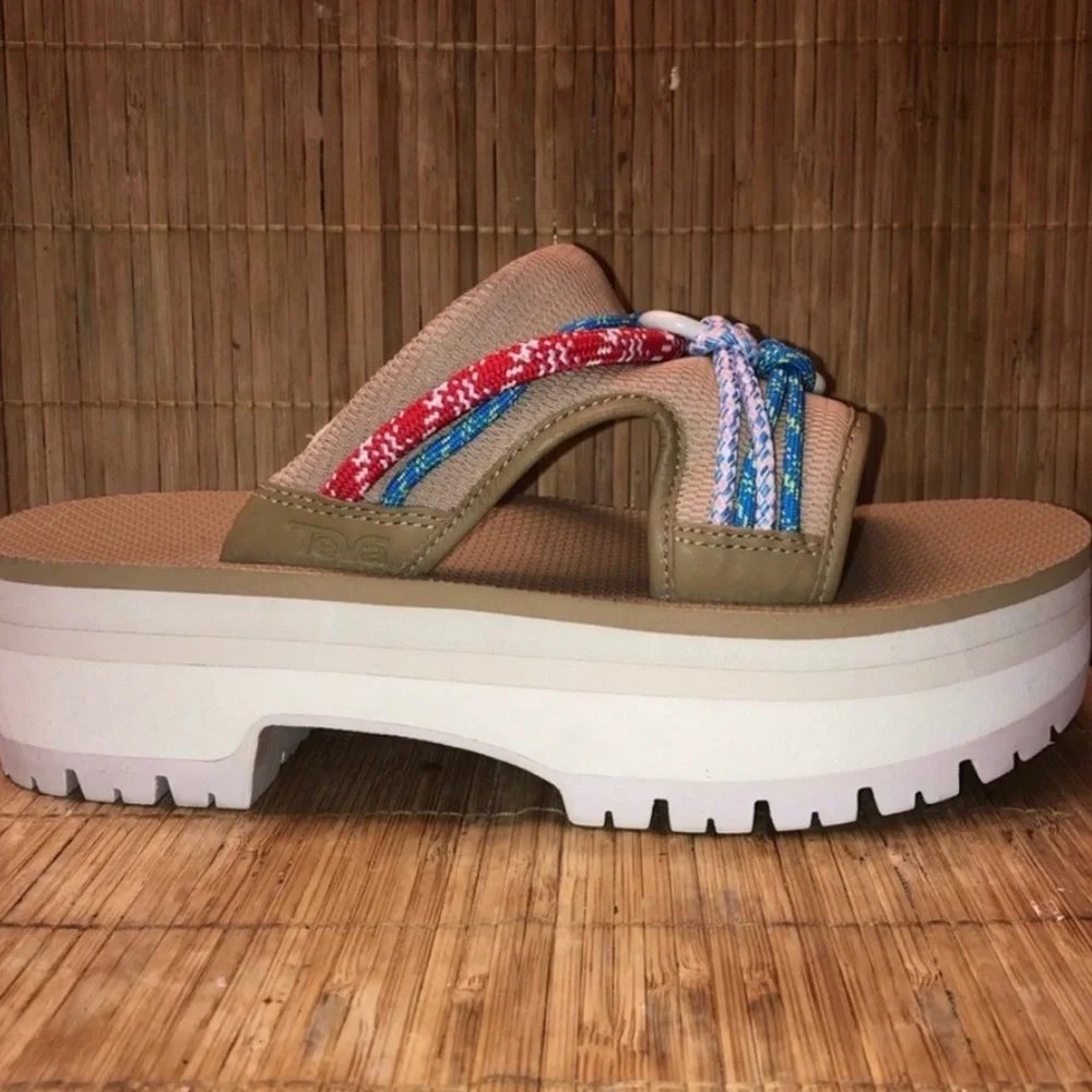 TEVA X Free People Indio Carabiner Slide Sandal EUC US9 EURO40 - Picture 8 of 12